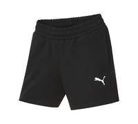 Puma Pantalón corto de chándal para mujer »TeamGOAL Casuals«, de talle medio (negro, M)