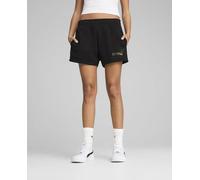 Puma Pantalón corto de mujer LOVE UNITED Mid-Rise Shorts 4" Puma. Negro XS