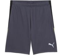 PUMA IndividualLIGA Training Shorts 2 (Open Pockets), Pantalones Cortos de Punto Hombre, Galactic Gray-Yellow Alert,