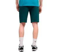 Puma - Pantalón corto Manchester City Fanswear 2025-2026, Unisex, Green Terrain-Tropical Blue, L