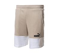 Pantalones puma essential+ block hombre beige L