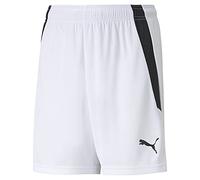 PUMA Pantalón corto modelo teamLIGA Shorts Jr Unisex niños, Puma White-pum, 13-14 años