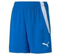 Puma - Pantalón corto Team LIGA Niño, Unisex, Electric Blue Lemonade-White, 140 cm