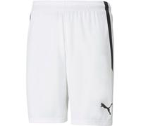 Puma - Pantalón corto teamLIGA, Hombre, White-Black, L