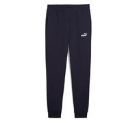 PUMA - Pantalón de chándal delgado con logotipo n.º 1 Essentials para hombre, azul marino, L
