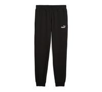 PUMA Pantalón deportivo 'ESS No. 1' negro / blanco, Talla XL