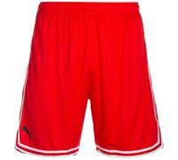PUMA Pantalón deportivo 'Hoops Team Game' rojo / negro / blanco XXL EUR