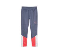 PUMA Pantalón deportivo 'individualCUP' gris / rojo sangre / blanco 164 gris / rojo sangre / blanco