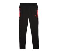 PUMA Pantalón deportivo 'IndividualCup' orquidea / salmón / negro M orquidea / salmón / negro