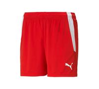 PUMA Pantalón deportivo 'TeamLiga' rojo fuego / blanco L rojo fuego / blanco