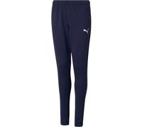 PUMA Pantalón deportivo 'TeamRise' azul oscuro / blanco 176 azul oscuro / blanco