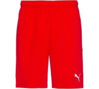 PUMA Pantalón deportivo 'TeamRise' rojo / blanco L rojo / blanco