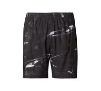 PUMA Pantalón deportivo 'Velocity AOP 7' negro / blanco, Talla L