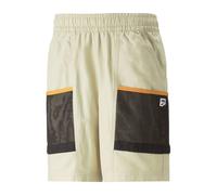 PUMA Pantalón 'Downtown' beige oscuro / naranja / negro 31-32 beige oscuro / naranja / negro