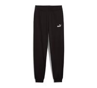 PUMA Pantalón 'ESS No. 1' negro / blanco, Talla 176