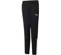 Puma - Pantalón largo teamLIGA Niño, Unisex, Black-White, 140 cm