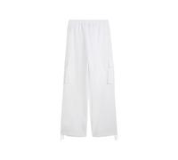 PUMA Pantalones cargo de chándal WARDROBE ESS para mujer, Ropa, Blanco, L L