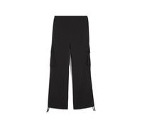 PUMA Pantalones cargo de chándal WARDROBE ESS para mujer, Ropa, Negro, S S