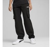 PUMA Pantalones cargo tejidos ESS con logotipo n.º 1 juveniles, Ropa, Negro, 13-14Y