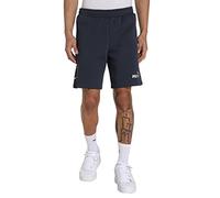 PUMA Pantalones Cortos Casuales de Teamfinal Punto, Noche Parisina, S para Hombre