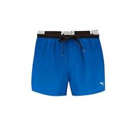 PUMA Pantalones Cortos con Logotipo para, Azul (Vivid Blue), XXL