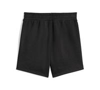 PUMA Pantalones cortos de cintura alta ESS SCRIPT 5" para mujer, Ropa, Negro, XXS XXS