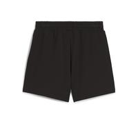 PUMA Pantalones cortos de cintura alta ESS Small No. 1 Logo Lightweight 4" para mujer, Accesoiros, Negro, XXL XXL
