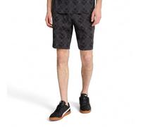 PUMA Pantalones cortos de forro polar para hombre, Logomania All-over-print Puma Black Ss25, 4X-Large alto