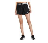 PUMA Train Strong Woven 3" Short Pantalones Cortos de Punto, Unisex Adulto, Negro Black, L