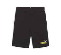 PUMA ESS+ 2 Col Pantalones Cortos TR B Punto, Niños, Negro-Lima Brillo, 110
