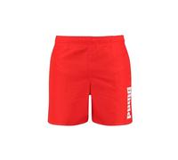 PUMA Mid Length Swim Trunks, Rojo, L Hombres