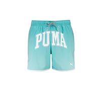Puma Pantalones Cortos Swim Men Track Mid 1P, Verde Menta, L