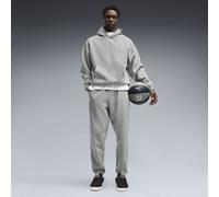 PUMA Pantalones de chándal de Baloncesto Fundamentals de Felpa Hombre XXL, Medium Gray Heather