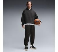 PUMA Pantalones de chándal de Baloncesto Fundamentals de Felpa Hombre S, Black