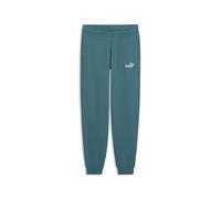 PUMA Pantalones de chándal de frisa ESS con logotipo n.º 1 juveniles, Accesoiros, Verde, 15-16Y