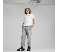 PUMA Pantalones de chándal de frisa ESS con logotipo n.º 1 juveniles, Accesoiros, Gris, 15-16Y 15-16Y