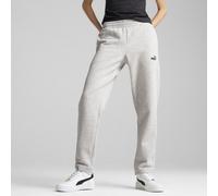 PUMA Pantalones de chándal ESS Small No. 1 Logo para mujer, Ropa, Gris, XS