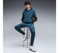 PUMA Pantalones de chándal Essentials Colourblock para hombre, Accesoiros, Azul, XS