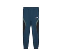 PUMA Pantalones de chándal Essentials con Bloques de Color Niños 164, Midnight Petrol Blue