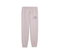 PUMA Pantalones de chándal Essentials Nature 2.0 estampados juveniles, Accesoiros, Rosa, 7-8Y