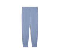 PUMA Pantalones de chándal Essentials Script para mujer, Ropa, Azul, S S