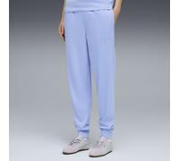 PUMA Pantalones de chándal Essentials Script para mujer, Ropa, Morado, M