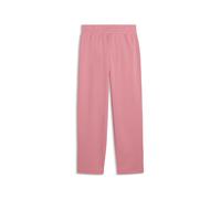 PUMA Pantalones de chándal Essentials Tape de corte holgado y talle alto juveniles, Ropa, Rosa, 13-14Y 13-14Y
