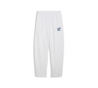 PUMA Pantalones de chándal Holgados Mid 90s Barrel Niños 140, White Glow Heather