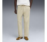 PUMA Pantalones de chándal holgados WARDROBE ESS para hombre, Ropa, Beige, XS