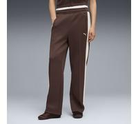 PUMA Pantalones de chándal rectos T7 Always On para mujer, Accesoiros, Marrón, L