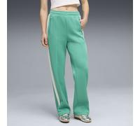 PUMA Pantalones de chándal rectos T7 Always On para mujer, Accesoiros, Verde, XL