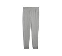 PUMA Pantalones de chándal semiajustados Essentials con logo n.º 1 para hombre, Ropa, Gris, 4XL 4XL