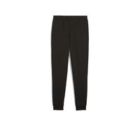 PUMA Pantalones de chándal semiajustados Essentials con logo n.º 1 para hombre, Ropa, Negro, S S