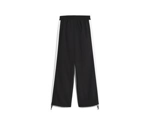 PUMA Pantalones de chándal T7 tejidos de corte holgado para mujer, Ropa, Negro, S S